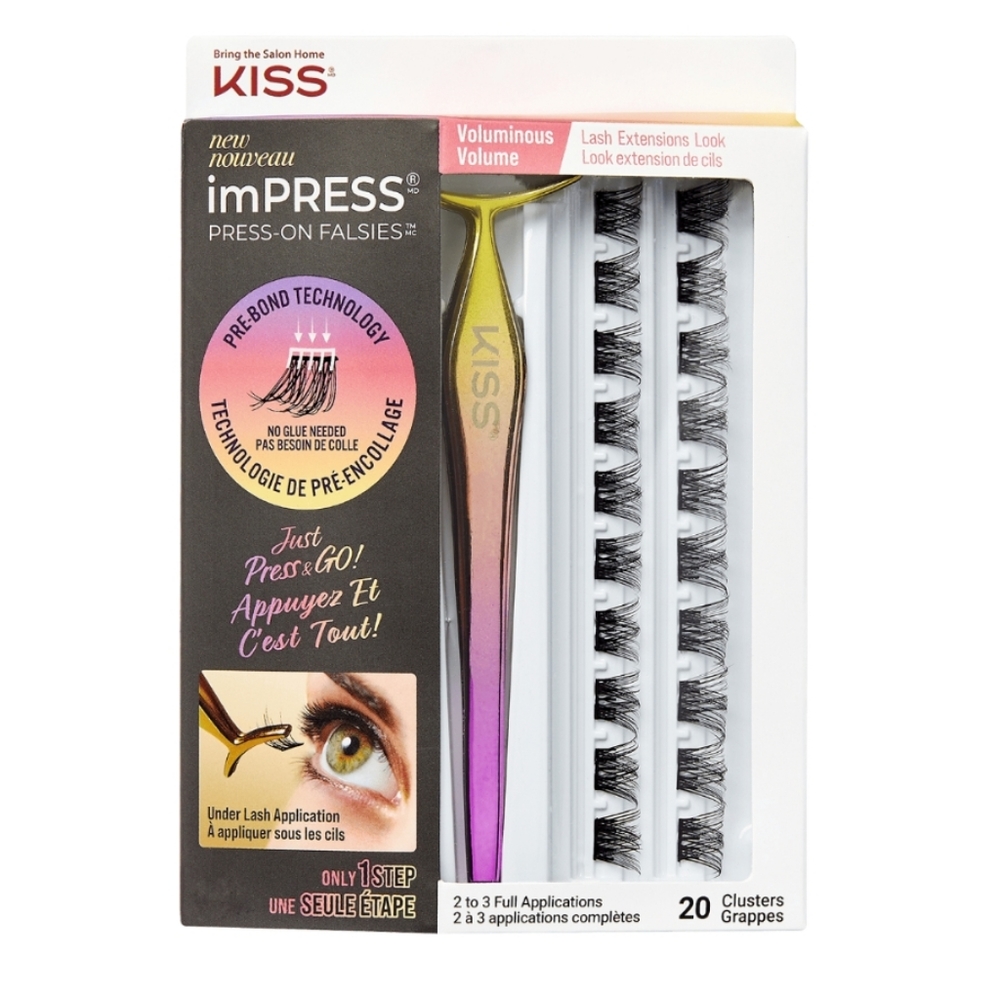 Kiss press on false lashes, voluminous